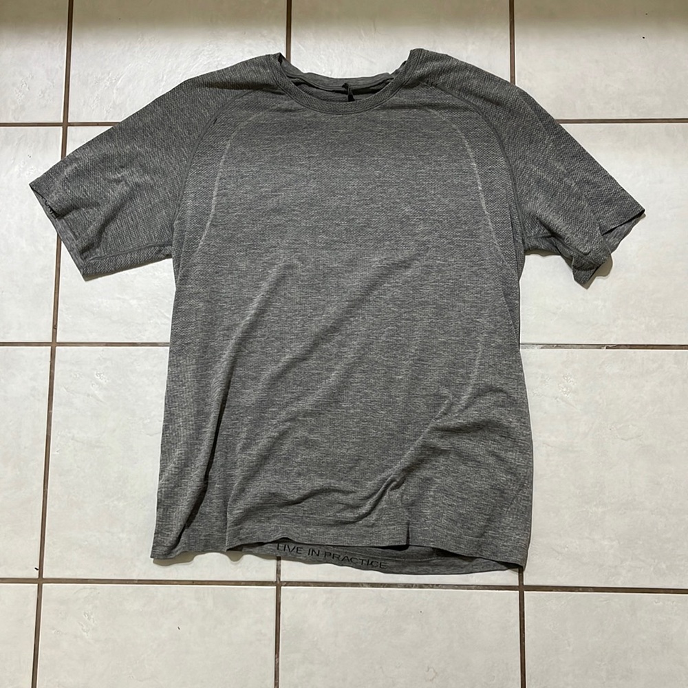 Lululemon Gray Athletic T Shirt